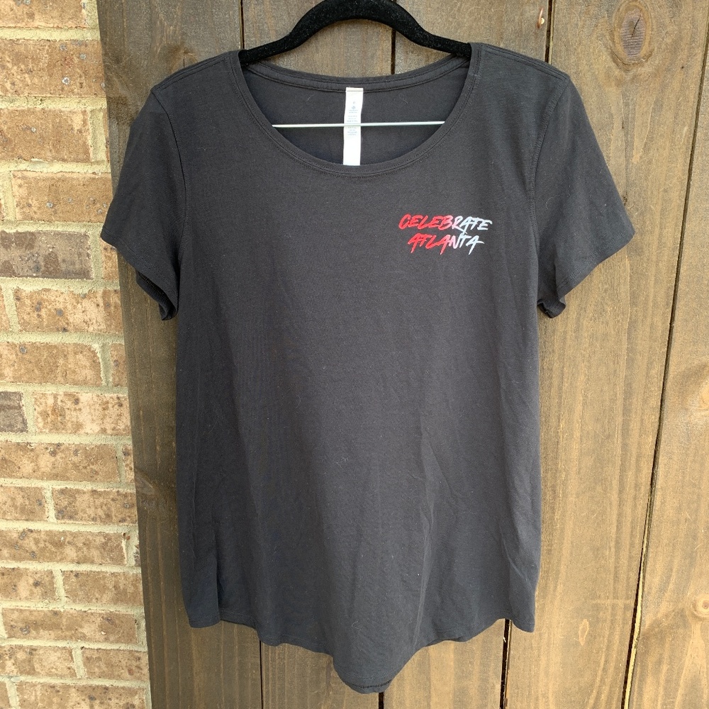 Lululemon Womens "Celebrate Atlanta" Black T-Shirt